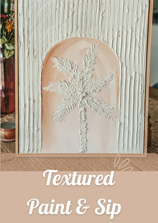 FRIDAY 28TH FEBRUARY 6:30PM - 8:30PM ADULT EVENING TEXTURED CLASS