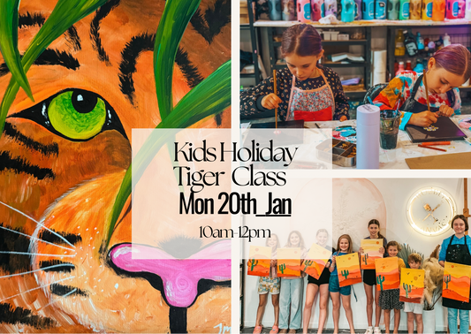 MONDAY 20TH JANUARY 10:00AM TO 12:00PM - SCHOOL HOLIDAYS KIDS PAINT N SNACK