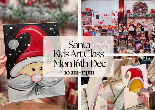 MONDAY 16TH DECEMBER 10AM to 12PM - PAINT N SNACK  KIDS CLASS SANTA